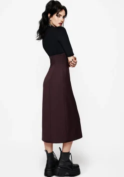 New Age Halter Neck Pinafore Midi Dress