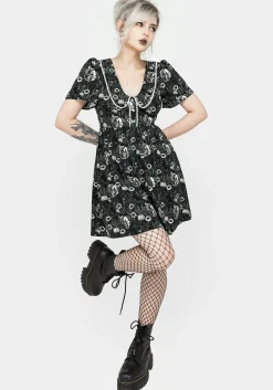 Nightbloom Collared Mini Dress