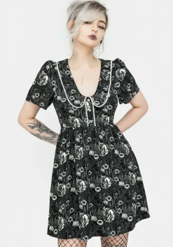 Nightbloom Collared Mini Dress
