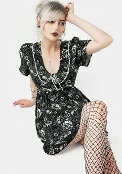 Nightbloom Collared Mini Dress