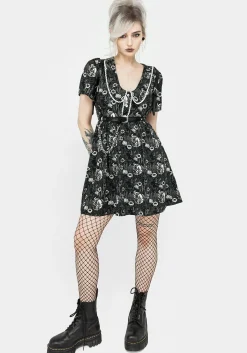 Nightbloom Collared Mini Dress
