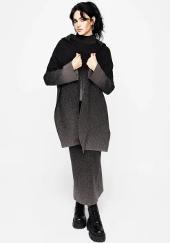 Nightjar Ombre Knit Hooded Scarf