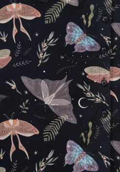 Nightmoth Button Up Midi Skirt