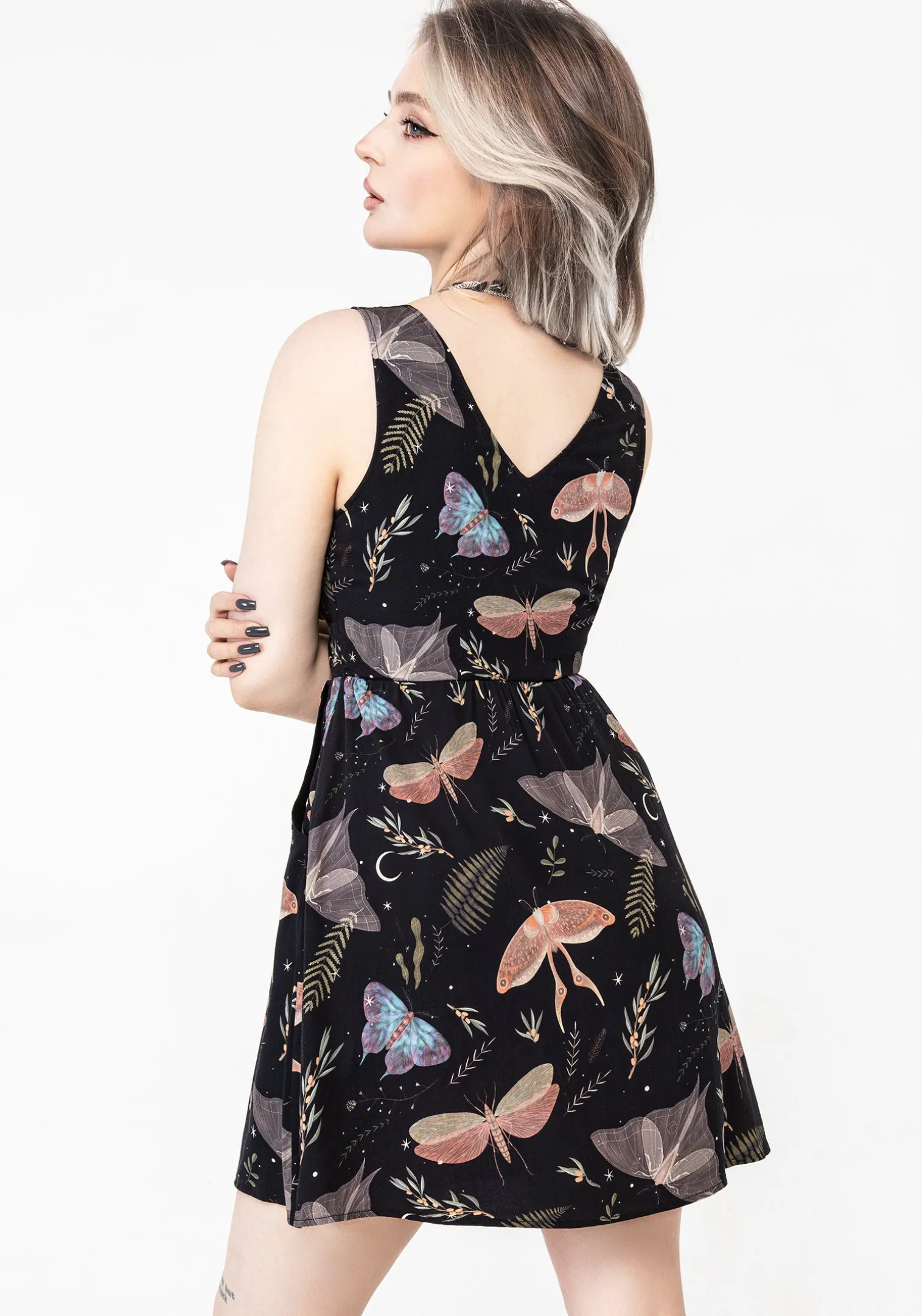Nightmoth Corset Mini Dress