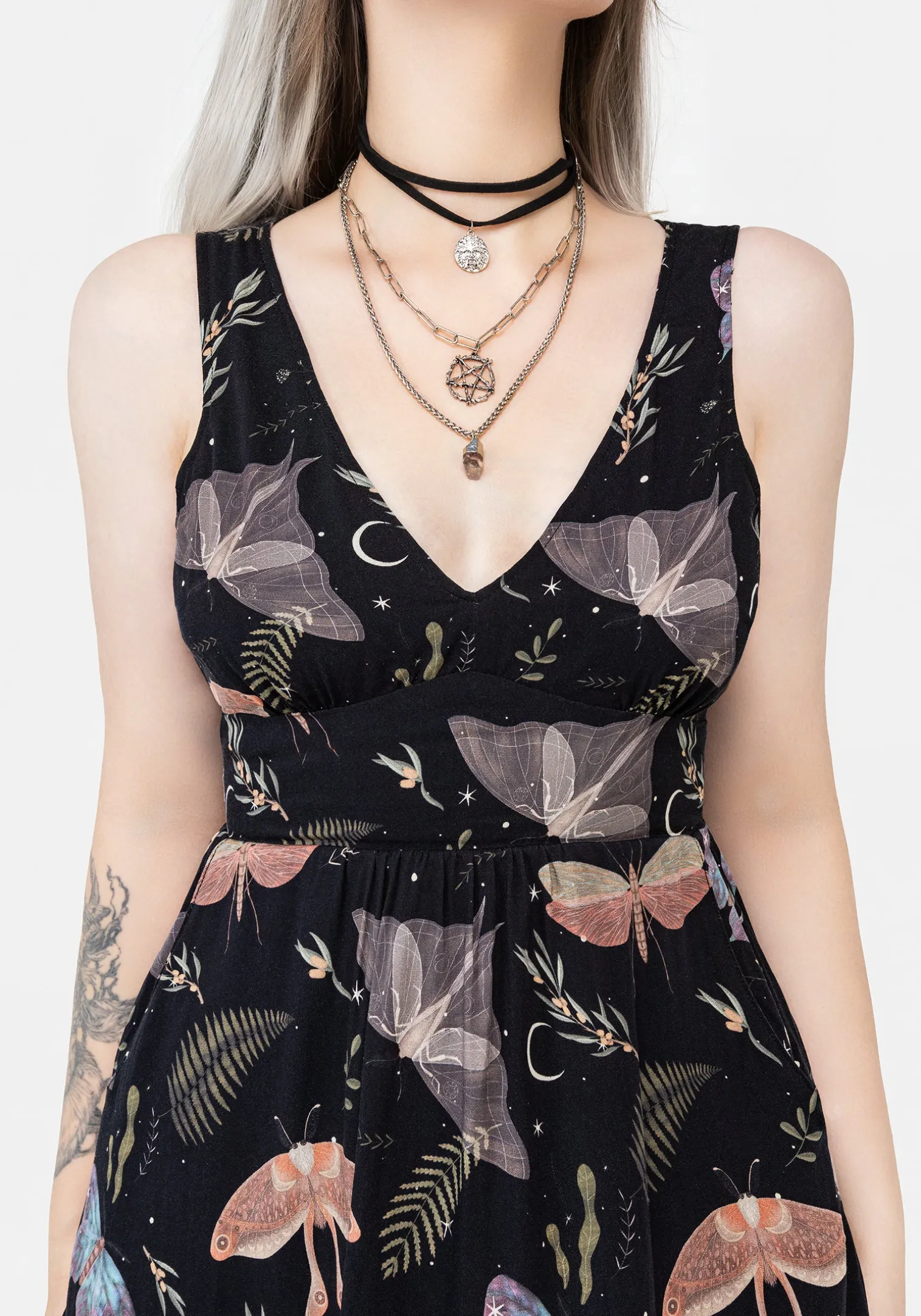 Nightmoth Corset Mini Dress