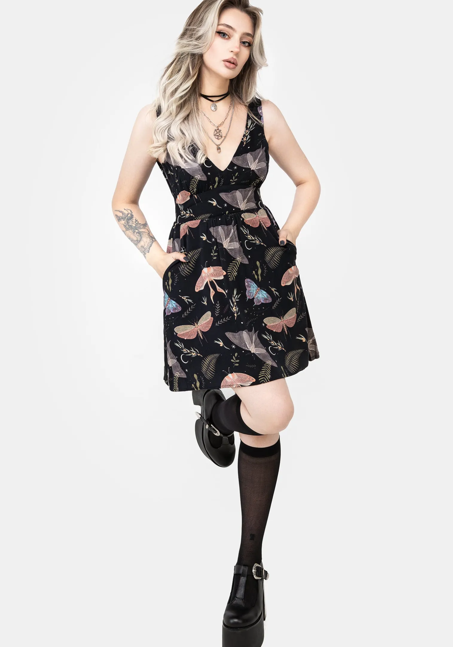 Nightmoth Corset Mini Dress