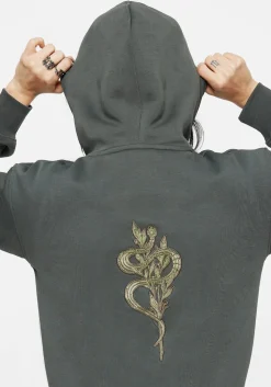 Nirah Cotton Cropped Crop Hoodie