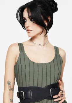 Nyx Faux Suede Leather Waist Belt