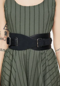 Nyx Faux Suede Leather Waist Belt