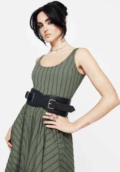 Nyx Faux Suede Leather Waist Belt