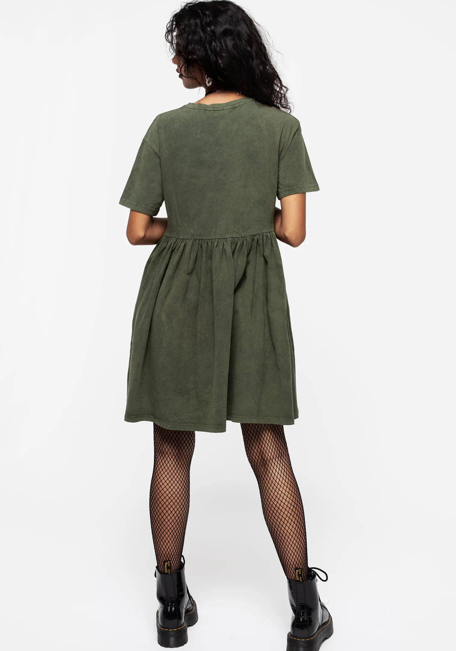 Obscura Graphic Print Mini Skater Dress