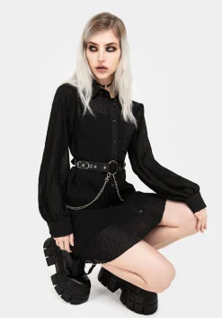 Obscura Mini Shirt Dress