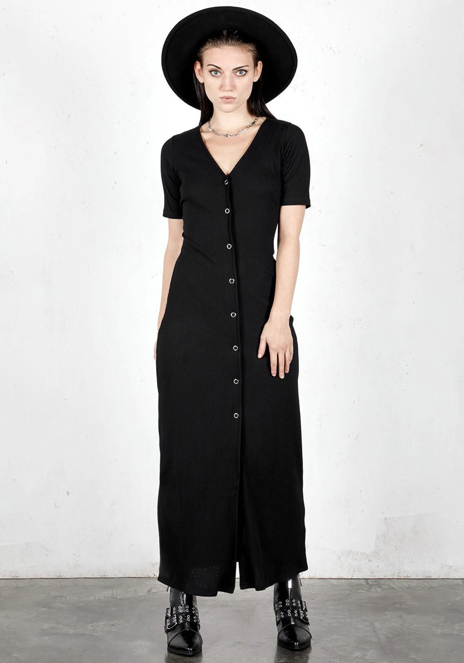 Obsidian Jersey Dress