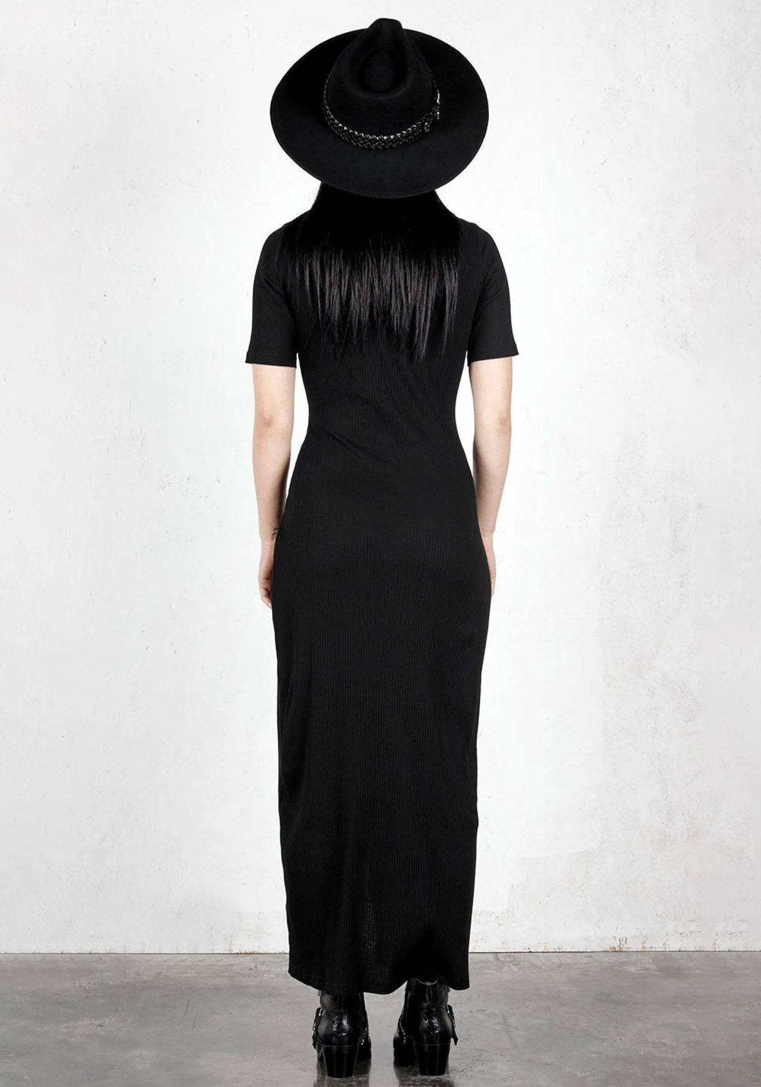 Obsidian Jersey Dress