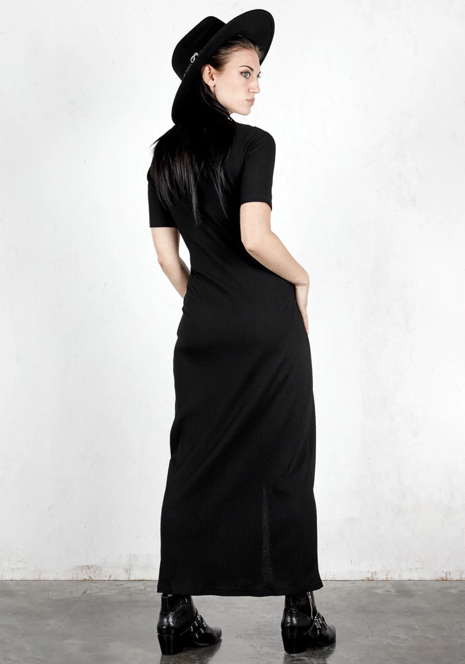 Obsidian Jersey Dress