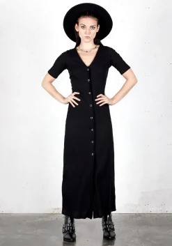 Obsidian Jersey Dress
