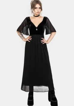 Oculist Chiffon Maxi Dress