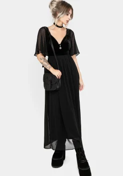 Oculist Chiffon Maxi Dress