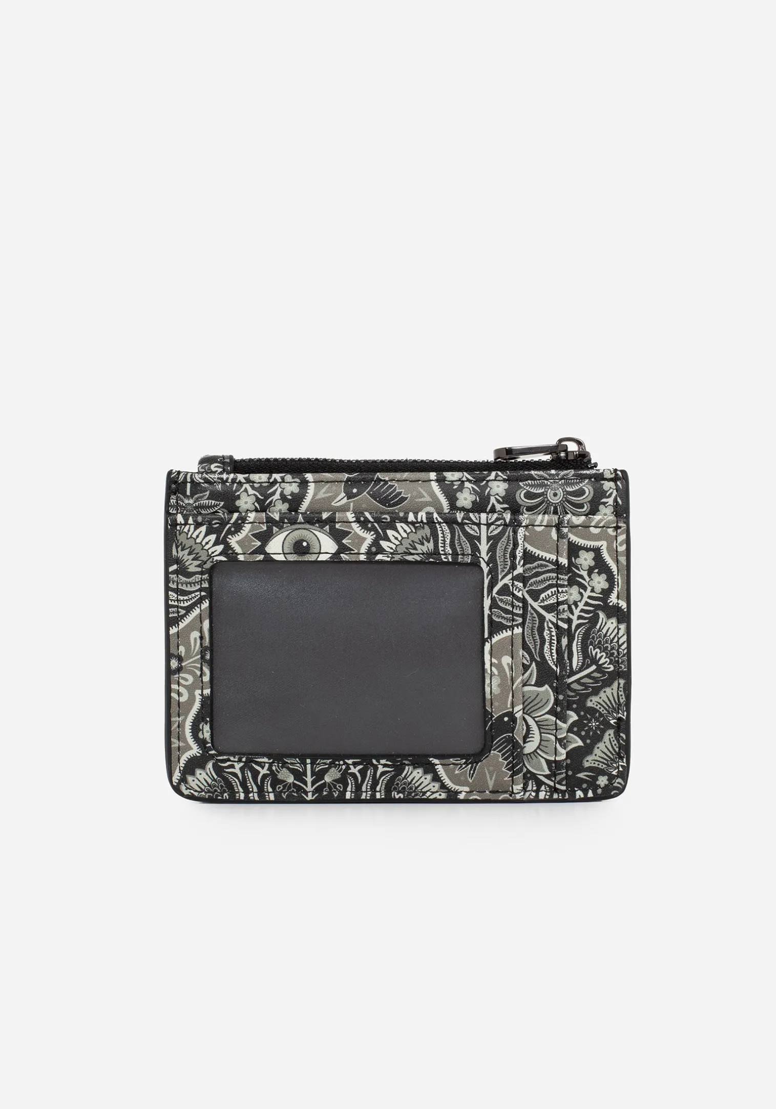 Oculomancy Floral Damask Print Card Holder