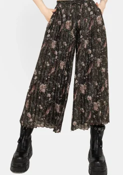 Ophelia Pleated Chiffon Culottes