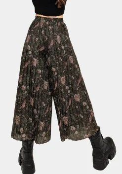 Ophelia Pleated Chiffon Culottes