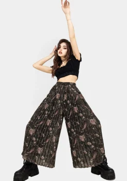 Ophelia Pleated Chiffon Culottes