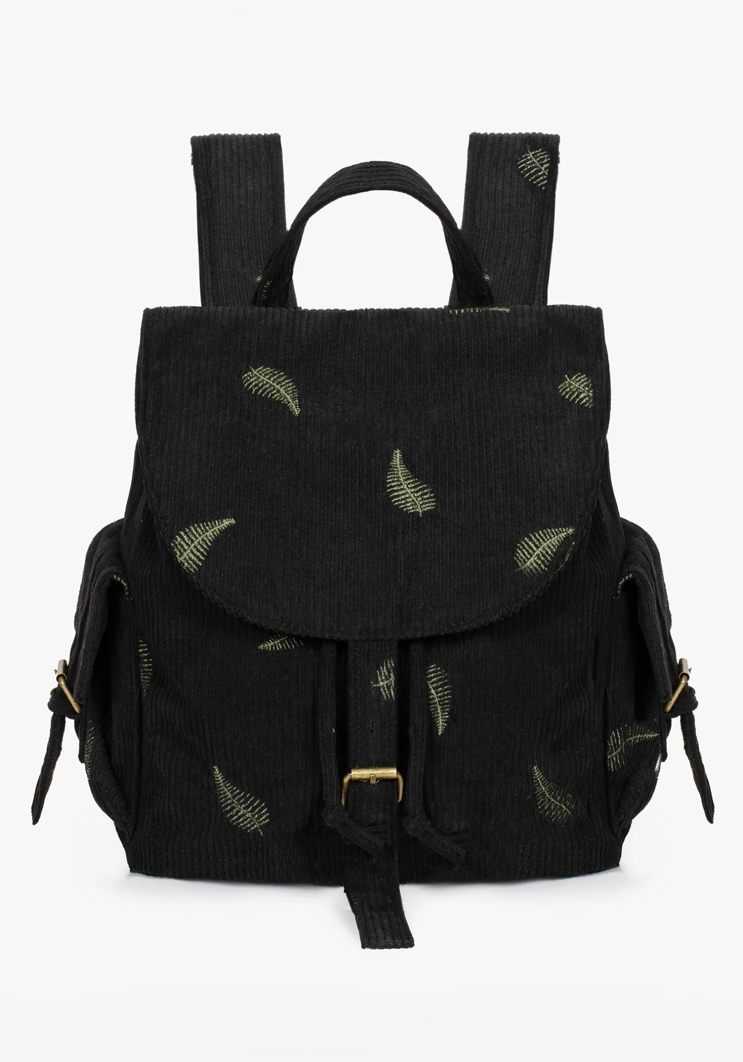 Osmunda Fern Embroidered Satchel Backpack