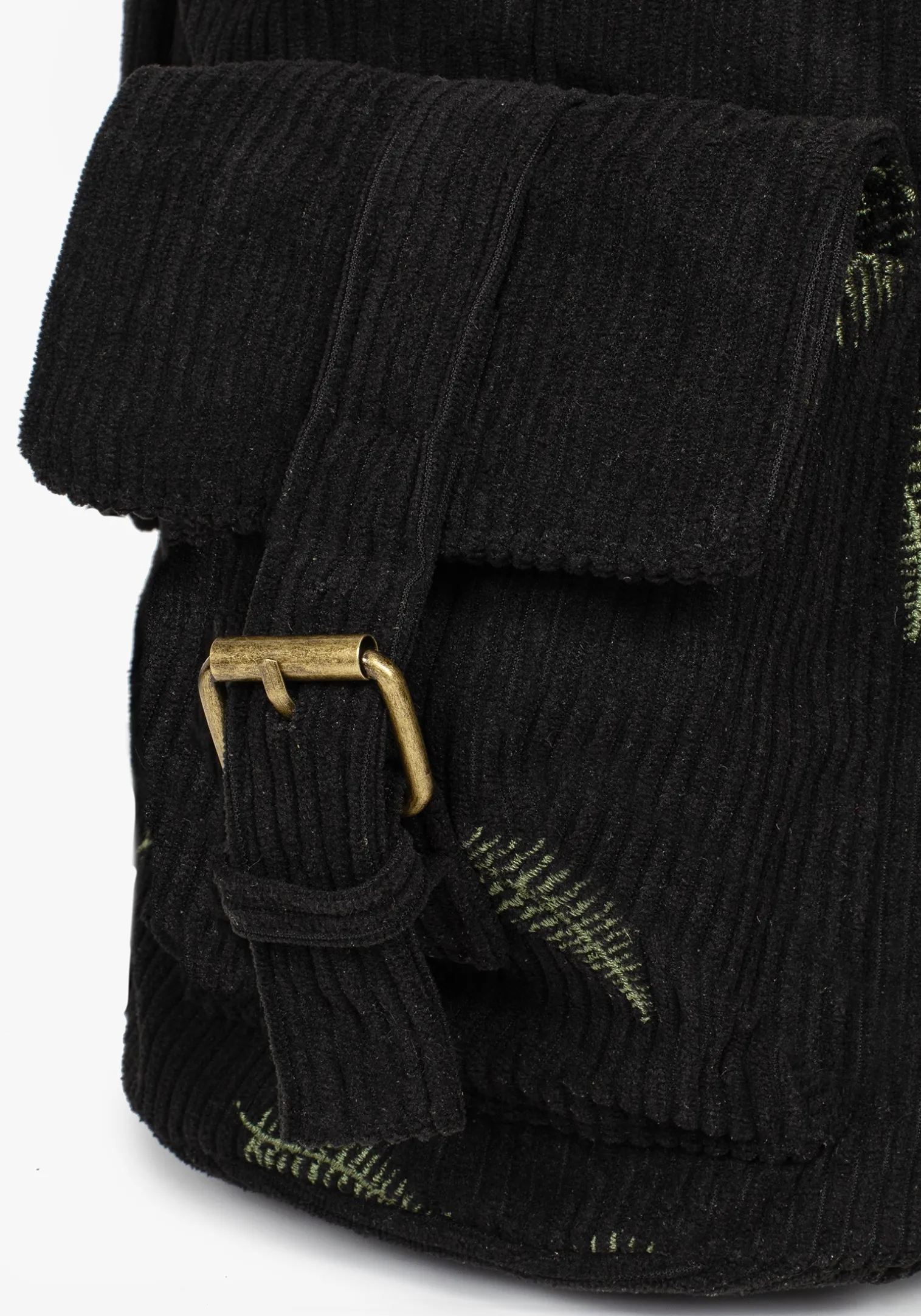 Osmunda Fern Embroidered Satchel Backpack