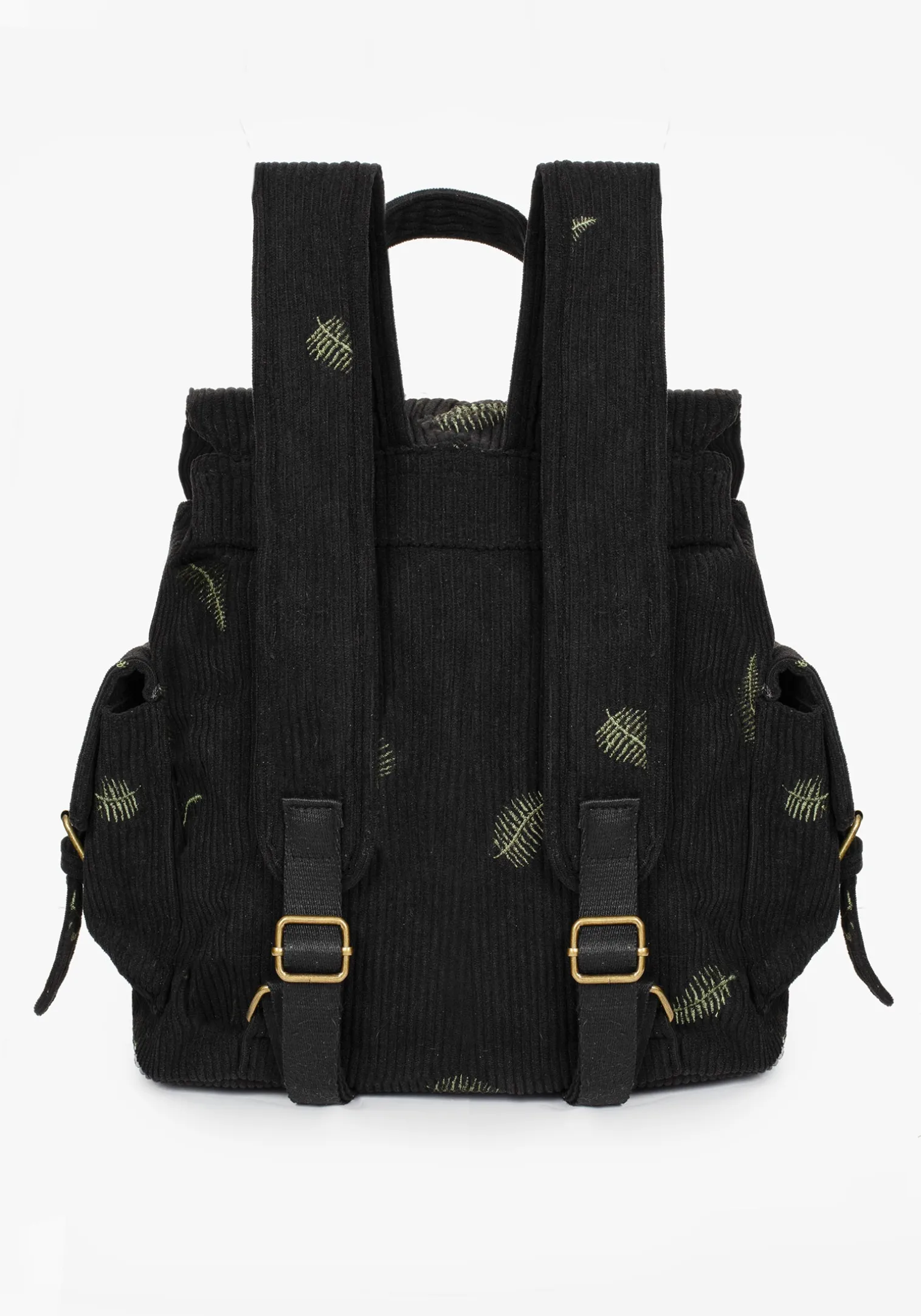 Osmunda Fern Embroidered Satchel Backpack