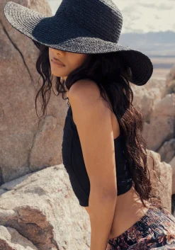Osmunda Fern Embroidered Sun Hat