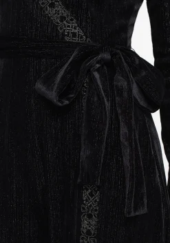 Otherworld Embroidered Faux Wrap Jumpsuit