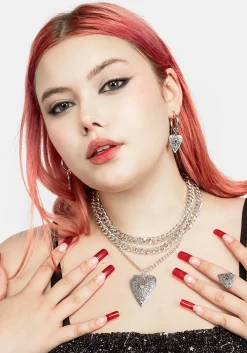 Ouija Planchette Hoop Earrings