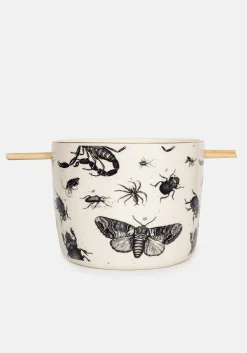 Parasite Bugs Print Ramen Bowl