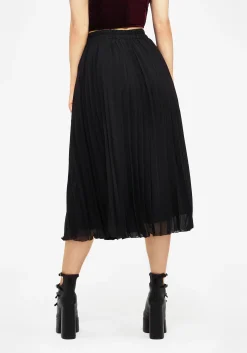 Paridamie Pleated Midi Skirt