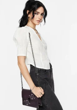 Parilia Cotton V Neck Blouse Top