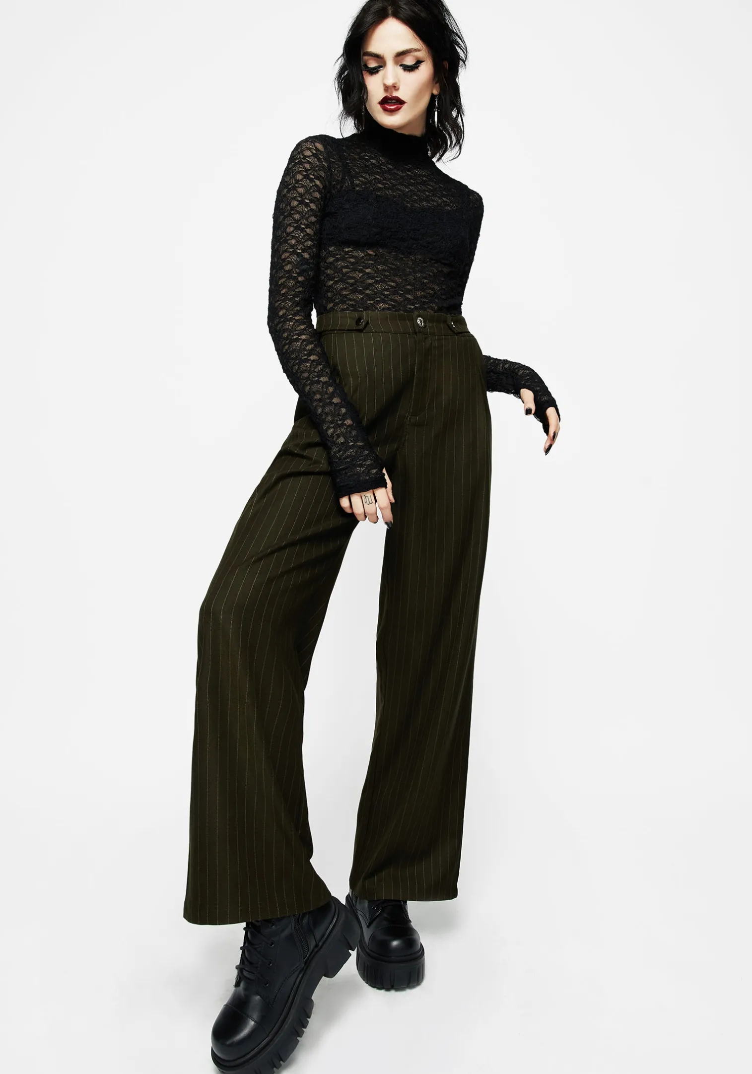 Payoff Wide Leg Tailored Trousers