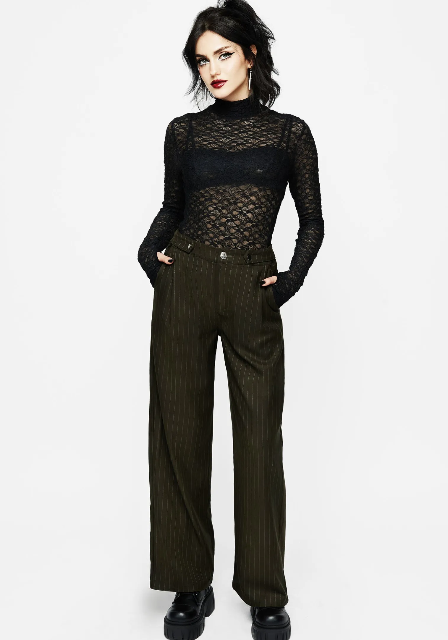 Payoff Wide Leg Tailored Trousers