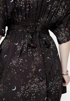 Peaseblossom Celestial Tie Back Mini Dress