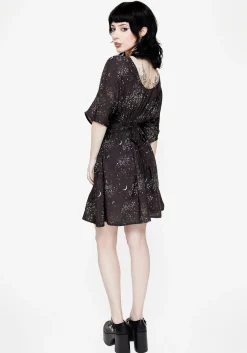 Peaseblossom Celestial Tie Back Mini Dress
