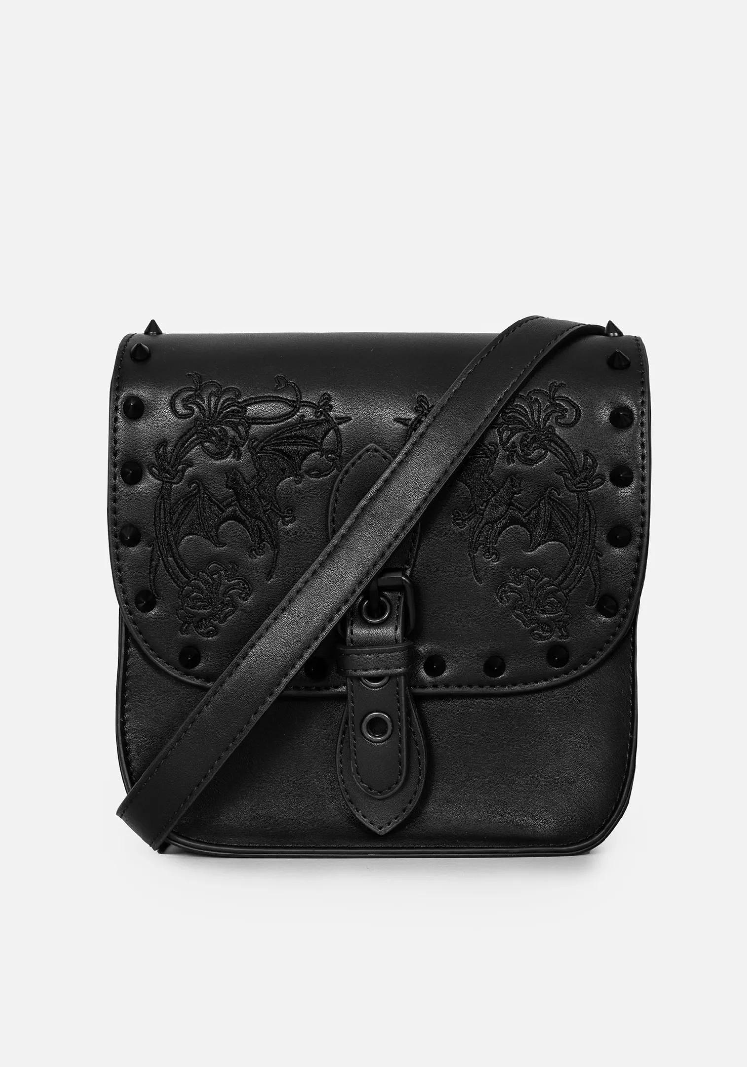 Penumbra Embroidered Mini Satchel Bag