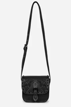 Penumbra Embroidered Mini Satchel Bag