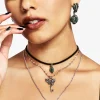 Petra Dragon Key Layered Necklace