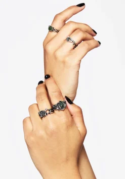Petra Dragon Ring Set