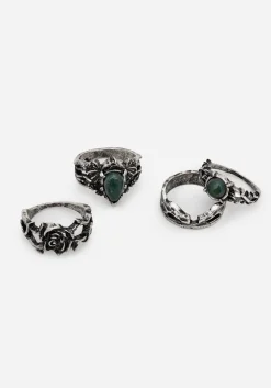 Petra Dragon Ring Set