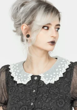 Phantasma Lace Collar Mini Dress