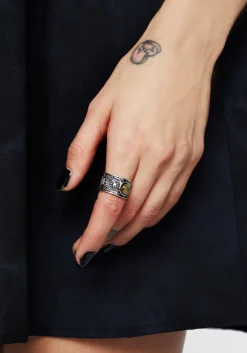 Phase Mood Stone Ring