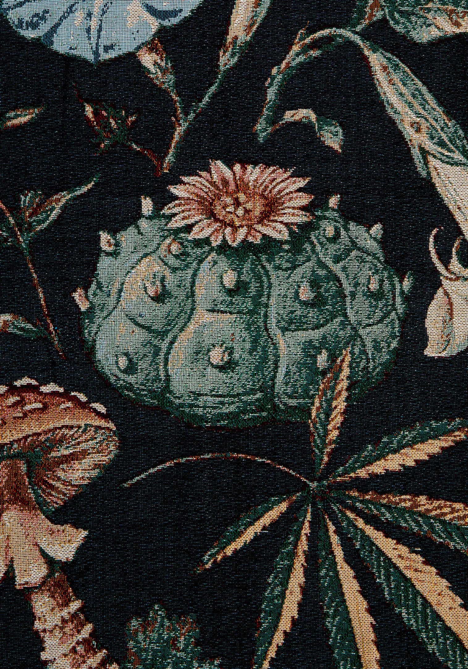 Plants Woven Blanket