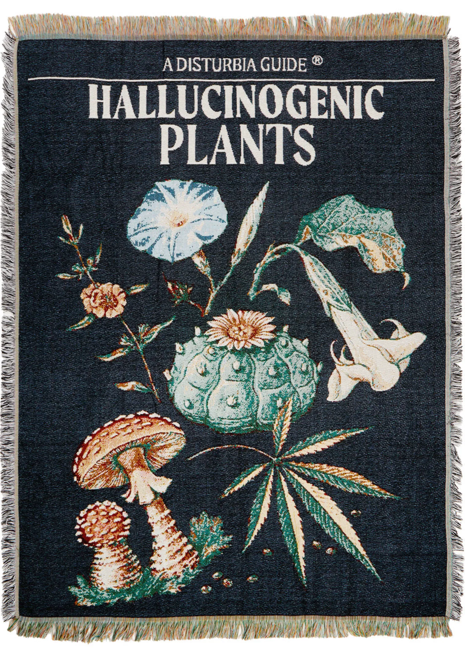 Plants Woven Blanket