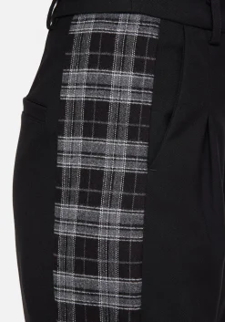 Plutone Spliced Check Straight Leg Trouser