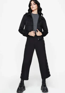 Plutone Spliced Check Straight Leg Trouser